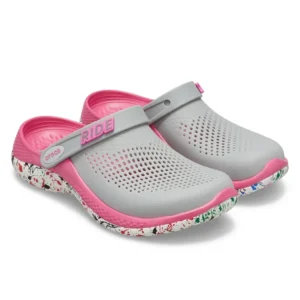Crocs literide 360 gris et rose avec semelle mouchtè